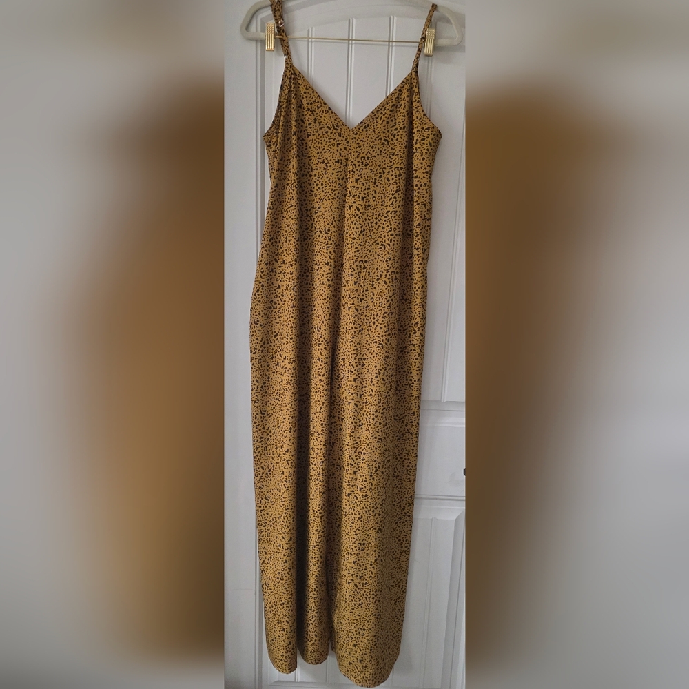 Leopard Print Wide Leg Romper